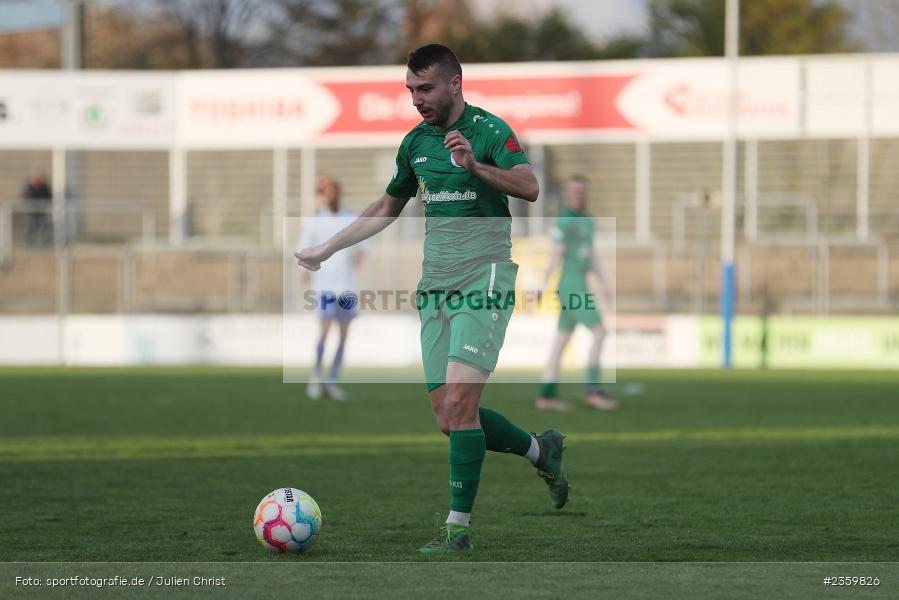 Sven Landshuter, Stadion am Schönbusch, Aschaffenburg, 14.04.2023, sport, action, Fussball, BFV, 32. Spieltag, Regionalliga Bayern, ANS, SVA, SpVgg Ansbach, SV Viktoria Aschaffenburg - Bild-ID: 2359826