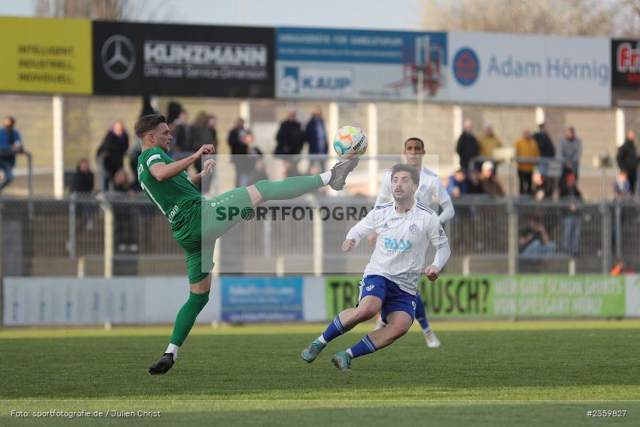 Daniel Schelhorn, Stadion am Schönbusch, Aschaffenburg, 14.04.2023, sport, action, Fussball, BFV, 32. Spieltag, Regionalliga Bayern, ANS, SVA, SpVgg Ansbach, SV Viktoria Aschaffenburg - Bild-ID: 2359827