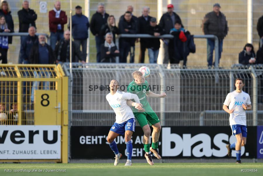 Felix Metzler, Stadion am Schönbusch, Aschaffenburg, 14.04.2023, sport, action, Fussball, BFV, 32. Spieltag, Regionalliga Bayern, ANS, SVA, SpVgg Ansbach, SV Viktoria Aschaffenburg - Bild-ID: 2359834