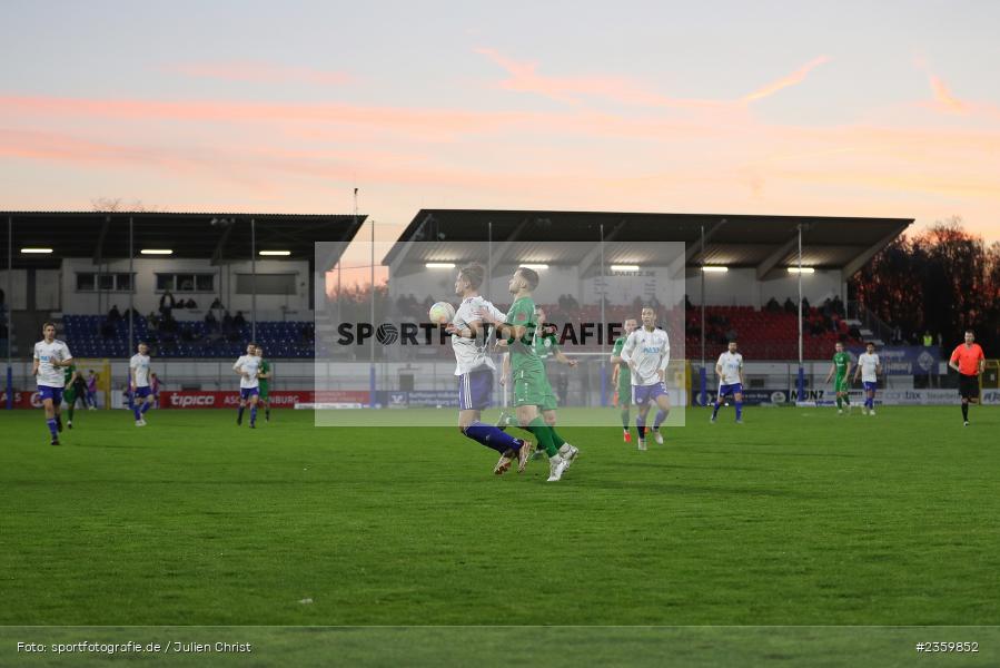 Nicolas Hebisch, Stadion am Schönbusch, Aschaffenburg, 14.04.2023, sport, action, Fussball, BFV, 32. Spieltag, Regionalliga Bayern, ANS, SVA, SpVgg Ansbach, SV Viktoria Aschaffenburg - Bild-ID: 2359852