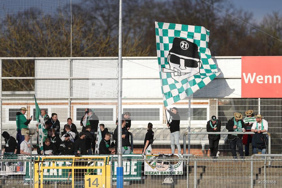 Rezat Bande, Fans, Stadion am Schönbusch, Aschaffenburg, 14.04.2023, sport, action, Fussball, BFV, 32. Spieltag, Regionalliga Bayern, ANS, SVA, SpVgg Ansbach, SV Viktoria Aschaffenburg - Bild-ID: 2359858