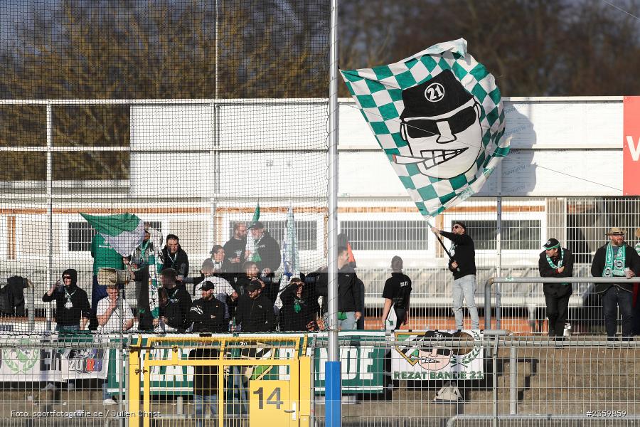 Rezat Bande, Fans, Stadion am Schönbusch, Aschaffenburg, 14.04.2023, sport, action, Fussball, BFV, 32. Spieltag, Regionalliga Bayern, ANS, SVA, SpVgg Ansbach, SV Viktoria Aschaffenburg - Bild-ID: 2359859
