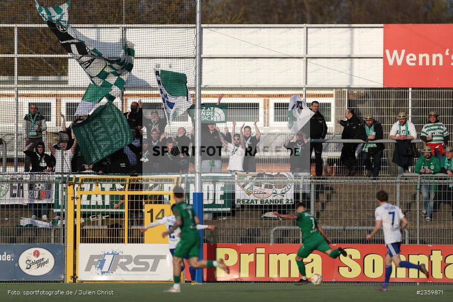 Stadion am Schönbusch, Aschaffenburg, 14.04.2023, sport, action, Fussball, BFV, 32. Spieltag, Regionalliga Bayern, ANS, SVA, SpVgg Ansbach, SV Viktoria Aschaffenburg - Bild-ID: 2359871