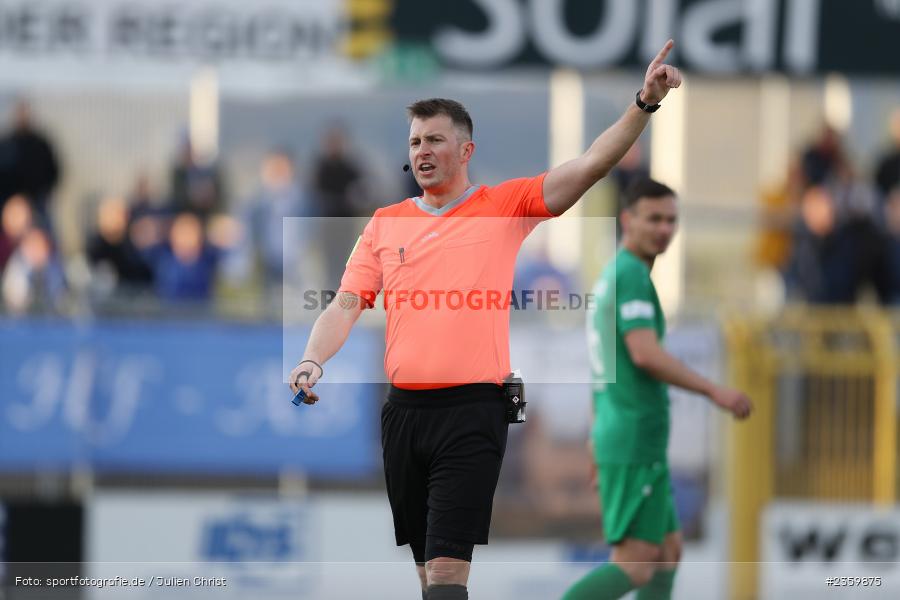 Andreas Hummel, Stadion am Schönbusch, Aschaffenburg, 14.04.2023, sport, action, Fussball, BFV, 32. Spieltag, Regionalliga Bayern, ANS, SVA, SpVgg Ansbach, SV Viktoria Aschaffenburg - Bild-ID: 2359875