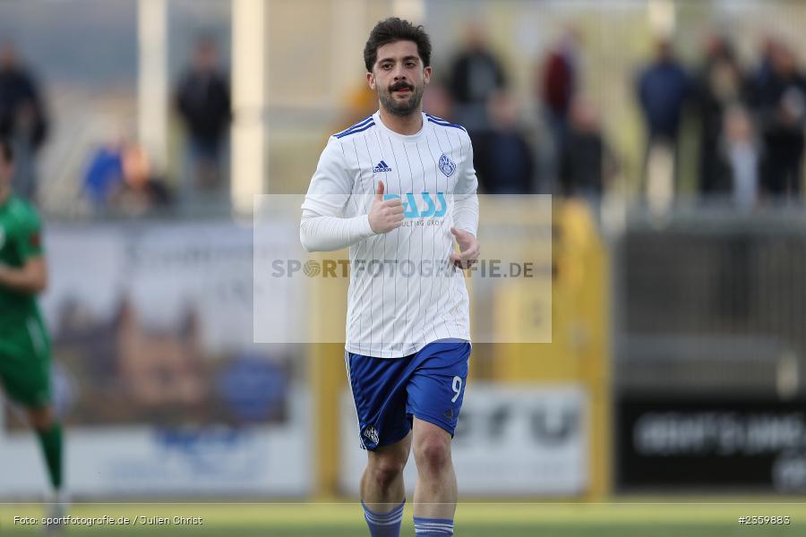 Clay Verkaj, Stadion am Schönbusch, Aschaffenburg, 14.04.2023, sport, action, Fussball, BFV, 32. Spieltag, Regionalliga Bayern, ANS, SVA, SpVgg Ansbach, SV Viktoria Aschaffenburg - Bild-ID: 2359883