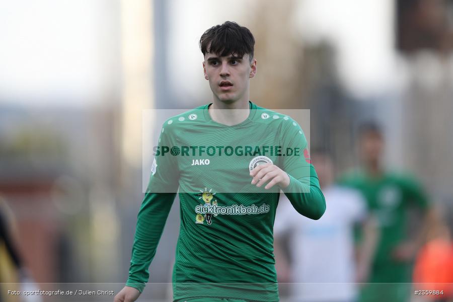 Pepe Brekner, Stadion am Schönbusch, Aschaffenburg, 14.04.2023, sport, action, Fussball, BFV, 32. Spieltag, Regionalliga Bayern, ANS, SVA, SpVgg Ansbach, SV Viktoria Aschaffenburg - Bild-ID: 2359884