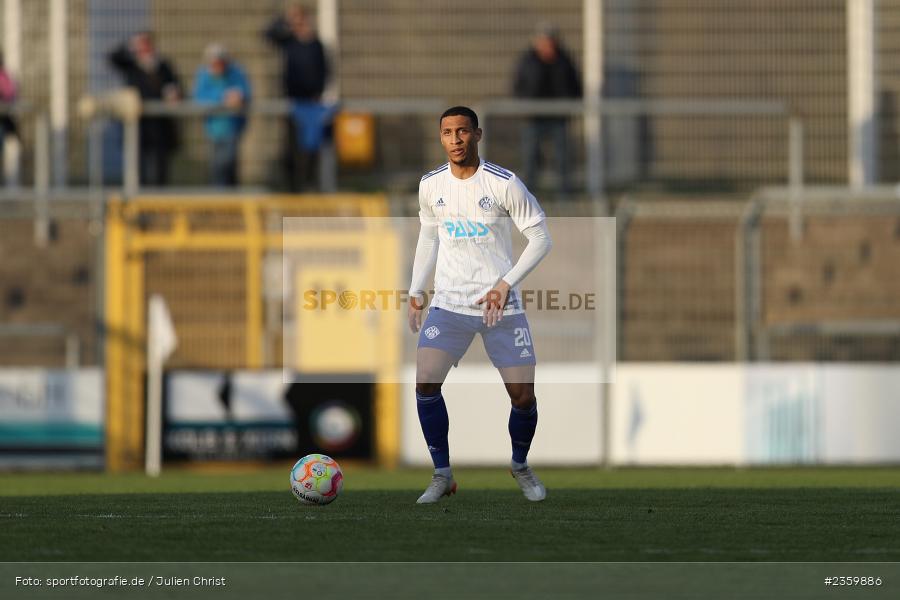 Felix Metzler, Stadion am Schönbusch, Aschaffenburg, 14.04.2023, sport, action, Fussball, BFV, 32. Spieltag, Regionalliga Bayern, ANS, SVA, SpVgg Ansbach, SV Viktoria Aschaffenburg - Bild-ID: 2359886