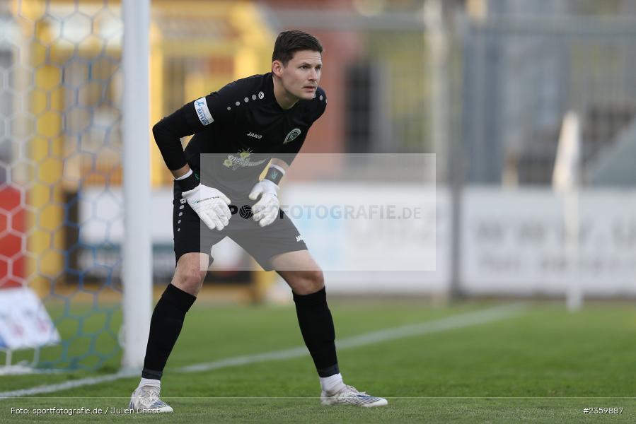 Sebastian Heid, Stadion am Schönbusch, Aschaffenburg, 14.04.2023, sport, action, Fussball, BFV, 32. Spieltag, Regionalliga Bayern, ANS, SVA, SpVgg Ansbach, SV Viktoria Aschaffenburg - Bild-ID: 2359887