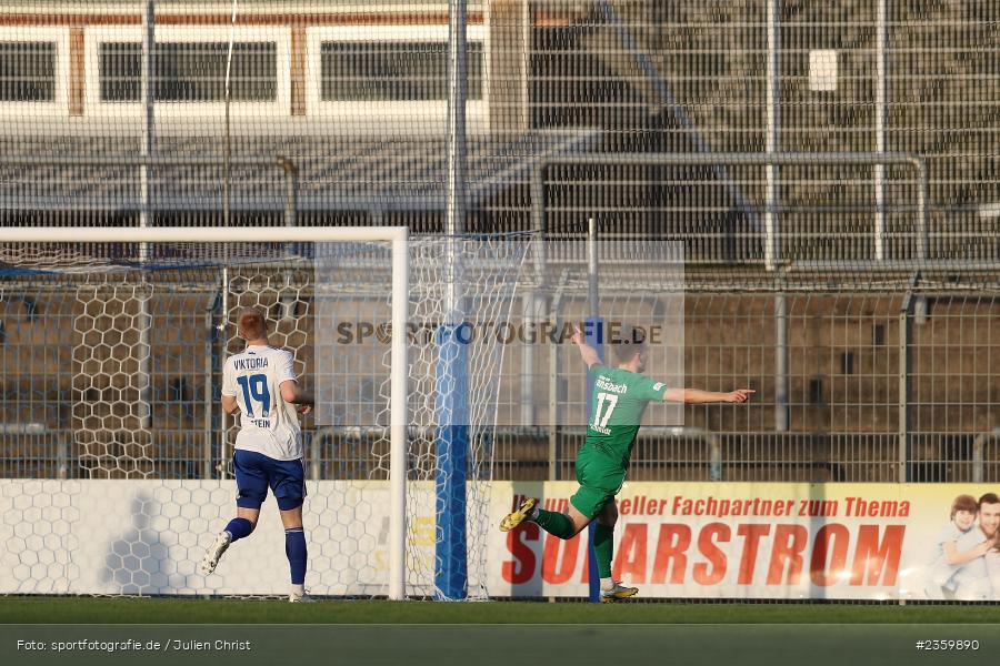 Lukas Schmidt, Stadion am Schönbusch, Aschaffenburg, 14.04.2023, sport, action, Fussball, BFV, 32. Spieltag, Regionalliga Bayern, ANS, SVA, SpVgg Ansbach, SV Viktoria Aschaffenburg - Bild-ID: 2359890