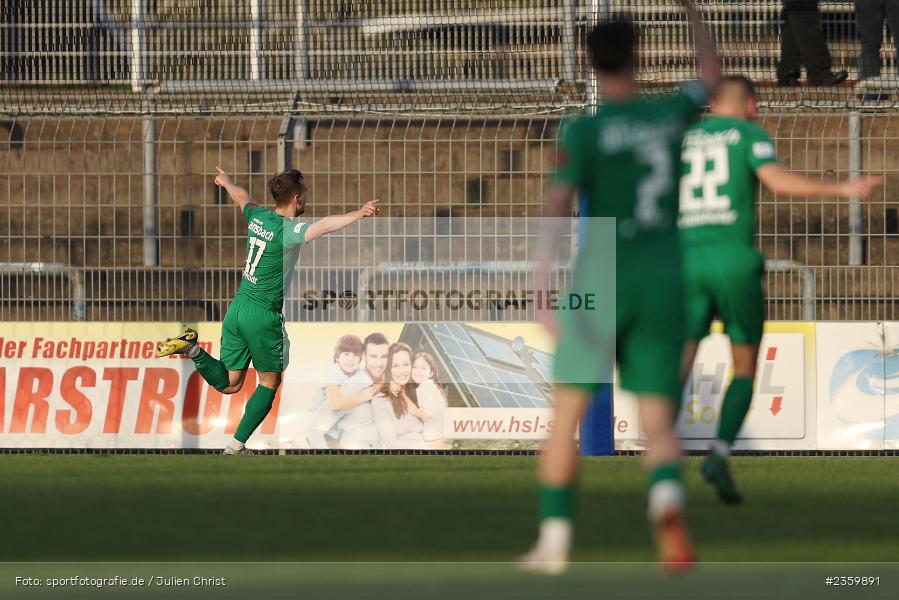 Lukas Schmidt, Stadion am Schönbusch, Aschaffenburg, 14.04.2023, sport, action, Fussball, BFV, 32. Spieltag, Regionalliga Bayern, ANS, SVA, SpVgg Ansbach, SV Viktoria Aschaffenburg - Bild-ID: 2359891