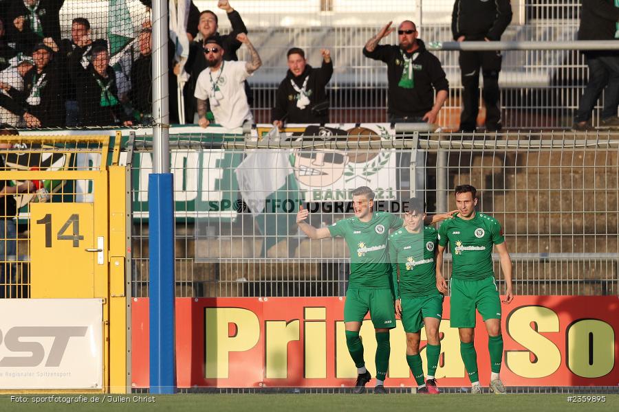 Lukas Schmidt, Stadion am Schönbusch, Aschaffenburg, 14.04.2023, sport, action, Fussball, BFV, 32. Spieltag, Regionalliga Bayern, ANS, SVA, SpVgg Ansbach, SV Viktoria Aschaffenburg - Bild-ID: 2359895