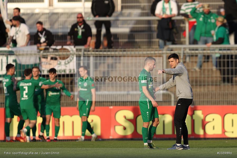 Christoph Hasselmeier, Stadion am Schönbusch, Aschaffenburg, 14.04.2023, sport, action, Fussball, BFV, 32. Spieltag, Regionalliga Bayern, ANS, SVA, SpVgg Ansbach, SV Viktoria Aschaffenburg - Bild-ID: 2359896