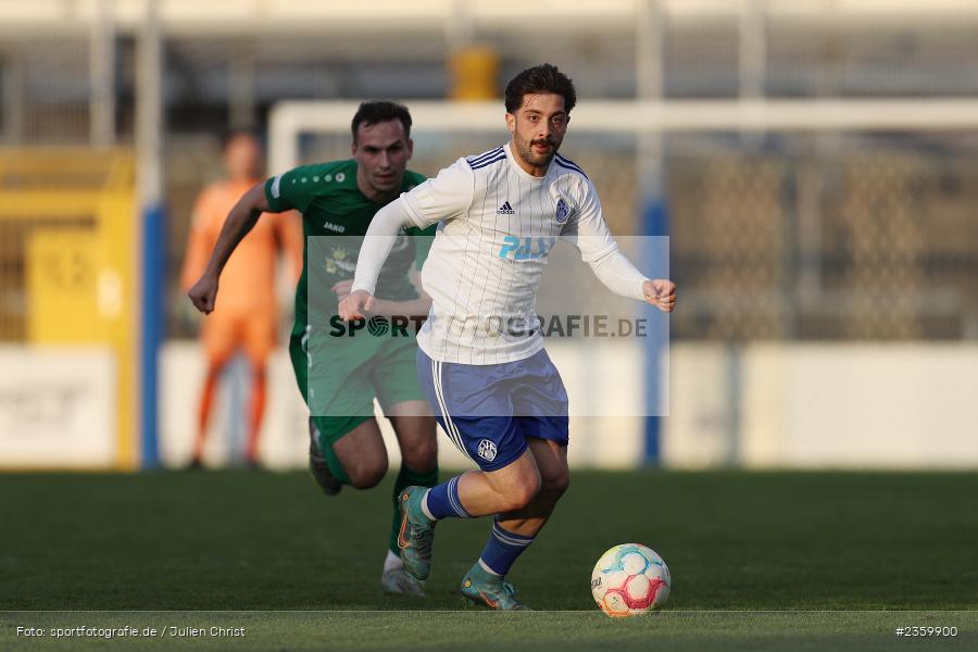 Clay Verkaj, Stadion am Schönbusch, Aschaffenburg, 14.04.2023, sport, action, Fussball, BFV, 32. Spieltag, Regionalliga Bayern, ANS, SVA, SpVgg Ansbach, SV Viktoria Aschaffenburg - Bild-ID: 2359900