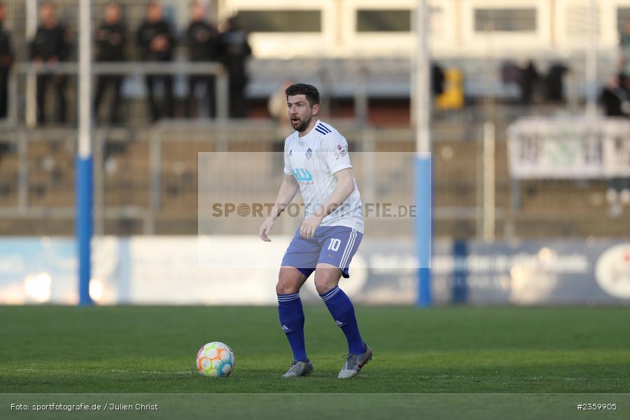 Benjamin Baier, Stadion am Schönbusch, Aschaffenburg, 14.04.2023, sport, action, Fussball, BFV, 32. Spieltag, Regionalliga Bayern, ANS, SVA, SpVgg Ansbach, SV Viktoria Aschaffenburg - Bild-ID: 2359905