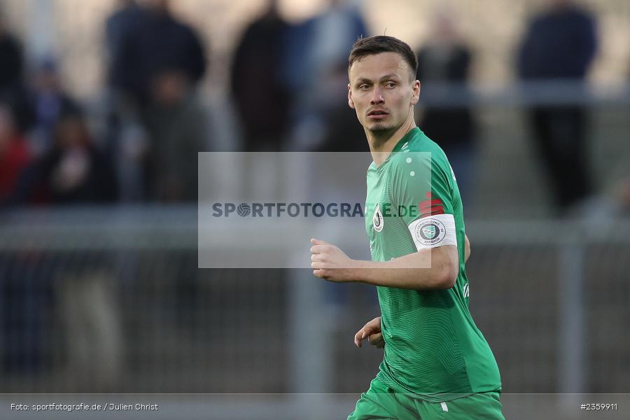 Tobias Dietrich, Stadion am Schönbusch, Aschaffenburg, 14.04.2023, sport, action, Fussball, BFV, 32. Spieltag, Regionalliga Bayern, ANS, SVA, SpVgg Ansbach, SV Viktoria Aschaffenburg - Bild-ID: 2359911