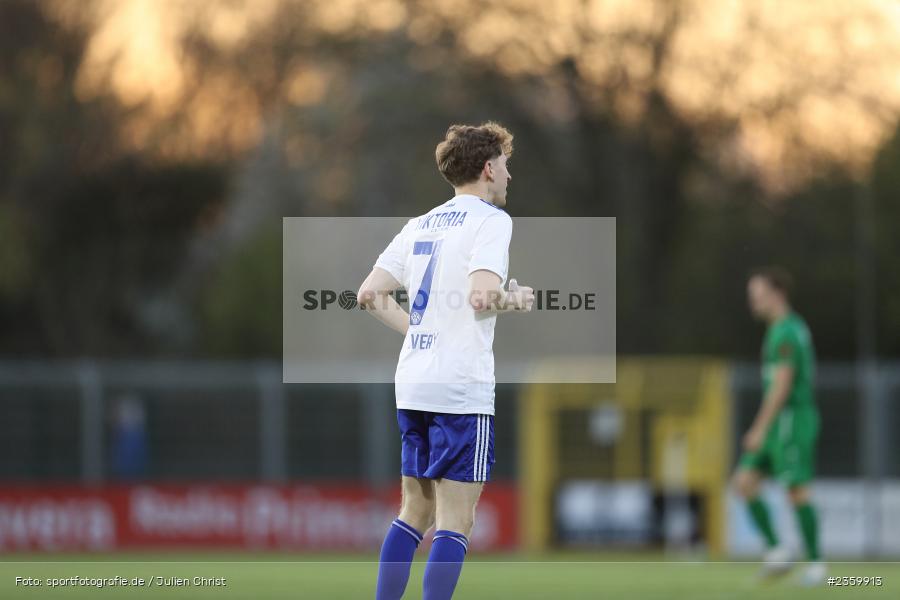 Benedict Laverty, Stadion am Schönbusch, Aschaffenburg, 14.04.2023, sport, action, Fussball, BFV, 32. Spieltag, Regionalliga Bayern, ANS, SVA, SpVgg Ansbach, SV Viktoria Aschaffenburg - Bild-ID: 2359913