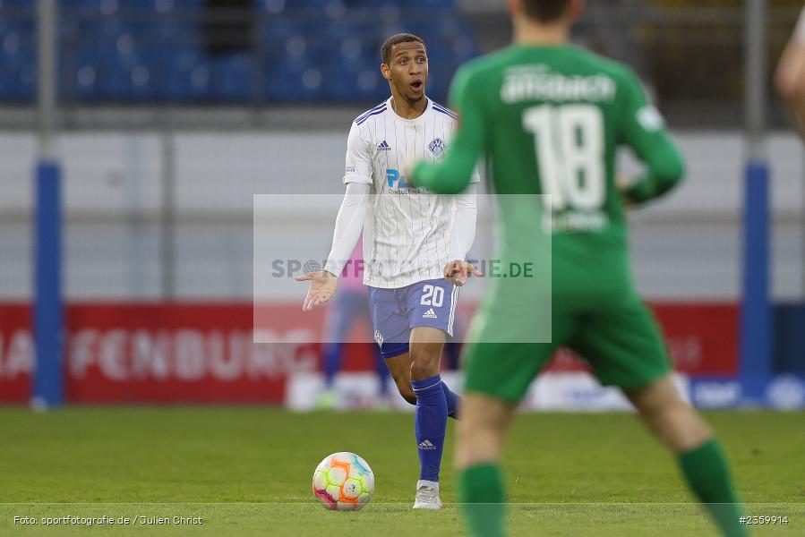 Felix Metzler, Stadion am Schönbusch, Aschaffenburg, 14.04.2023, sport, action, Fussball, BFV, 32. Spieltag, Regionalliga Bayern, ANS, SVA, SpVgg Ansbach, SV Viktoria Aschaffenburg - Bild-ID: 2359914