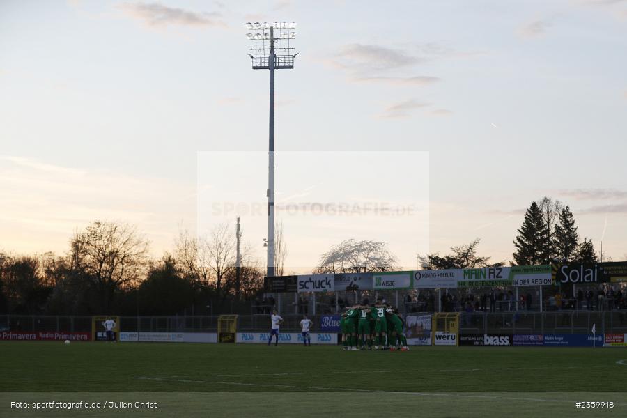 Mannschaftskreis, Stadion am Schönbusch, Aschaffenburg, 14.04.2023, sport, action, Fussball, BFV, 32. Spieltag, Regionalliga Bayern, ANS, SVA, SpVgg Ansbach, SV Viktoria Aschaffenburg - Bild-ID: 2359918
