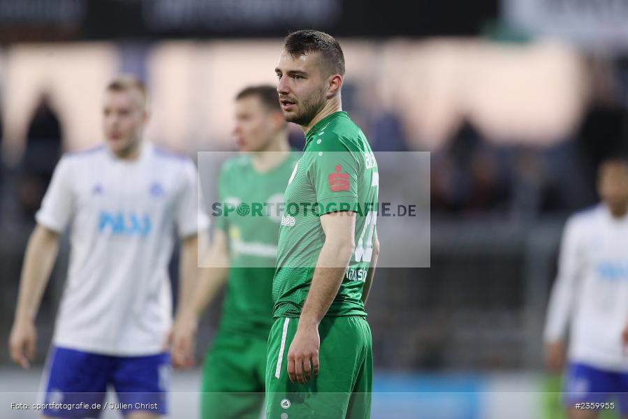 Sven Landshuter, Stadion am Schönbusch, Aschaffenburg, 14.04.2023, sport, action, Fussball, BFV, 32. Spieltag, Regionalliga Bayern, ANS, SVA, SpVgg Ansbach, SV Viktoria Aschaffenburg - Bild-ID: 2359955