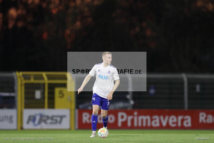 Jan Stein, Stadion am Schönbusch, Aschaffenburg, 14.04.2023, sport, action, Fussball, BFV, 32. Spieltag, Regionalliga Bayern, ANS, SVA, SpVgg Ansbach, SV Viktoria Aschaffenburg - Bild-ID: 2359965