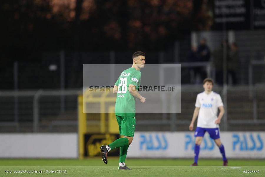 Sebastian Marx, Stadion am Schönbusch, Aschaffenburg, 14.04.2023, sport, action, Fussball, BFV, 32. Spieltag, Regionalliga Bayern, ANS, SVA, SpVgg Ansbach, SV Viktoria Aschaffenburg - Bild-ID: 2359974
