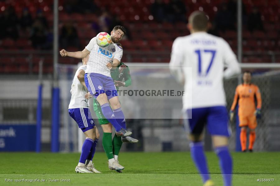 Benjamin Baier, Stadion am Schönbusch, Aschaffenburg, 14.04.2023, sport, action, Fussball, BFV, 32. Spieltag, Regionalliga Bayern, ANS, SVA, SpVgg Ansbach, SV Viktoria Aschaffenburg - Bild-ID: 2359977