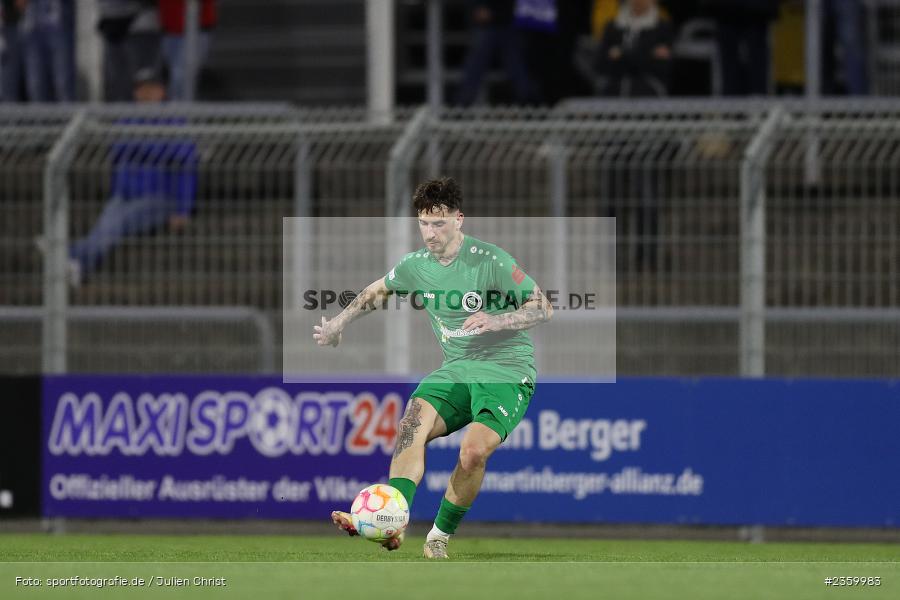 Michael Belzner, Stadion am Schönbusch, Aschaffenburg, 14.04.2023, sport, action, Fussball, BFV, 32. Spieltag, Regionalliga Bayern, ANS, SVA, SpVgg Ansbach, SV Viktoria Aschaffenburg - Bild-ID: 2359983