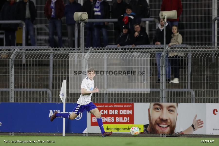 Benedict Laverty, Stadion am Schönbusch, Aschaffenburg, 14.04.2023, sport, action, Fussball, BFV, 32. Spieltag, Regionalliga Bayern, ANS, SVA, SpVgg Ansbach, SV Viktoria Aschaffenburg - Bild-ID: 2359987