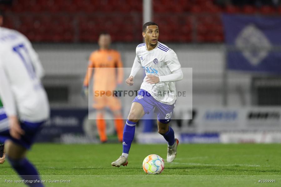 Felix Metzler, Stadion am Schönbusch, Aschaffenburg, 14.04.2023, sport, action, Fussball, BFV, 32. Spieltag, Regionalliga Bayern, ANS, SVA, SpVgg Ansbach, SV Viktoria Aschaffenburg - Bild-ID: 2359991