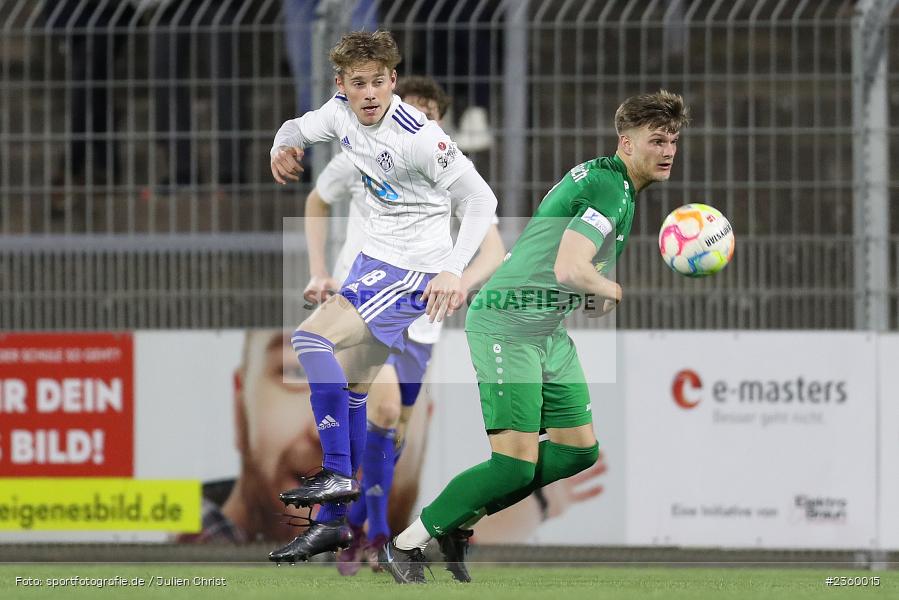 Kai Philipp, Stadion am Schönbusch, Aschaffenburg, 14.04.2023, sport, action, Fussball, BFV, 32. Spieltag, Regionalliga Bayern, ANS, SVA, SpVgg Ansbach, SV Viktoria Aschaffenburg - Bild-ID: 2360015