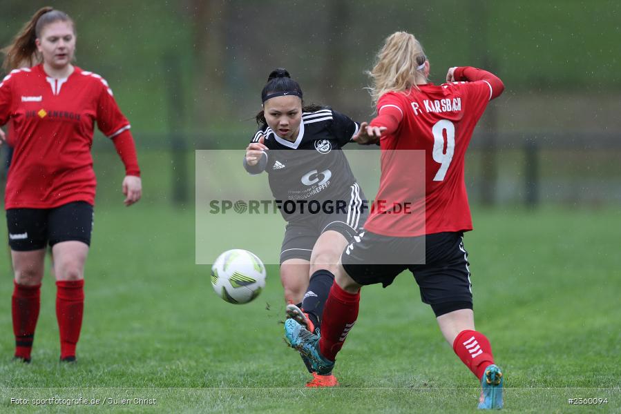 Melissa Elling, Sportgelände, Karsbach, 15.04.2023, sport, action, Fussball, BFV, Frauen Landesliga Nord, 15. Spieltag, SGV, FCK, SGV Nürnberg-Fürth, FC Karsbach - Bild-ID: 2360094 Melissa Elling, Sportgelände, Karsbach, 15.04.2023, sport, action, Fussball, BFV, Frauen Landesliga Nord, 15. Spieltag, SGV, FCK, SGV Nürnberg-Fürth, FC Karsbach - Bild-ID: 2360094