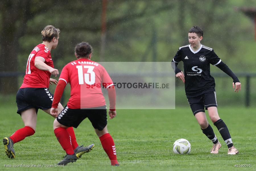 Niah Besigk, Sportgelände, Karsbach, 15.04.2023, sport, action, Fussball, BFV, Frauen Landesliga Nord, 15. Spieltag, SGV, FCK, SGV Nürnberg-Fürth, FC Karsbach - Bild-ID: 2360095 Niah Besigk, Sportgelände, Karsbach, 15.04.2023, sport, action, Fussball, BFV, Frauen Landesliga Nord, 15. Spieltag, SGV, FCK, SGV Nürnberg-Fürth, FC Karsbach - Bild-ID: 2360095