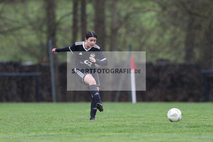 Cara Bettendorf, Sportgelände, Karsbach, 15.04.2023, sport, action, Fussball, BFV, Frauen Landesliga Nord, 15. Spieltag, SGV, FCK, SGV Nürnberg-Fürth, FC Karsbach - Bild-ID: 2360114 Cara Bettendorf, Sportgelände, Karsbach, 15.04.2023, sport, action, Fussball, BFV, Frauen Landesliga Nord, 15. Spieltag, SGV, FCK, SGV Nürnberg-Fürth, FC Karsbach - Bild-ID: 2360114