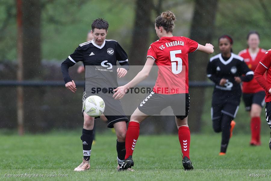 Niah Besigk, Sportgelände, Karsbach, 15.04.2023, sport, action, Fussball, BFV, Frauen Landesliga Nord, 15. Spieltag, SGV, FCK, SGV Nürnberg-Fürth, FC Karsbach - Bild-ID: 2360125 Niah Besigk, Sportgelände, Karsbach, 15.04.2023, sport, action, Fussball, BFV, Frauen Landesliga Nord, 15. Spieltag, SGV, FCK, SGV Nürnberg-Fürth, FC Karsbach - Bild-ID: 2360125