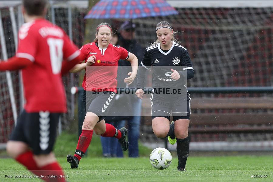 Jenny Rahner, Sportgelände, Karsbach, 15.04.2023, sport, action, Fussball, BFV, Frauen Landesliga Nord, 15. Spieltag, SGV, FCK, SGV Nürnberg-Fürth, FC Karsbach - Bild-ID: 2360129 Jenny Rahner, Sportgelände, Karsbach, 15.04.2023, sport, action, Fussball, BFV, Frauen Landesliga Nord, 15. Spieltag, SGV, FCK, SGV Nürnberg-Fürth, FC Karsbach - Bild-ID: 2360129