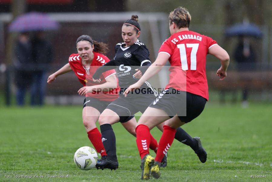 Giulia Kaczmarek, Sportgelände, Karsbach, 15.04.2023, sport, action, Fussball, BFV, Frauen Landesliga Nord, 15. Spieltag, SGV, FCK, SGV Nürnberg-Fürth, FC Karsbach - Bild-ID: 2360141