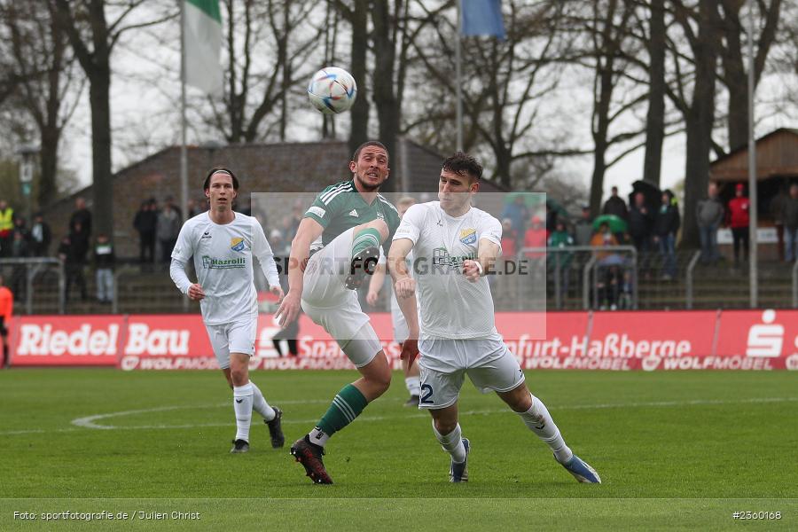 Dominic Noa Schmidt, Willy-Sachs-Stadion, Schweinfurt, 15.04.2023, sport, action, Fussball, BFV, 32. Spieltag, Regionalliga Bayern, FCP, FCS, FC Pipinsried, 1. FC Schweinfurt - Bild-ID: 2360168