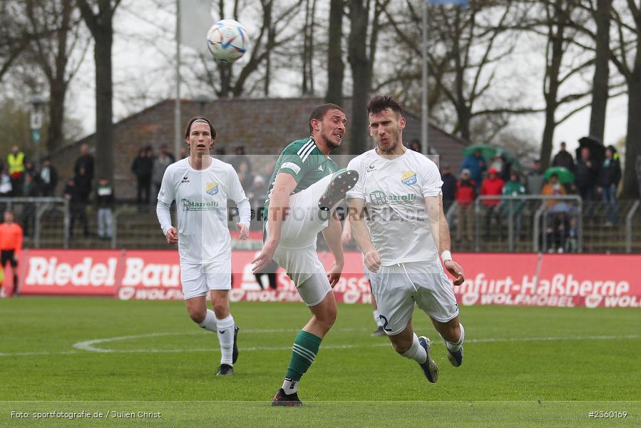 Dominic Noa Schmidt, Willy-Sachs-Stadion, Schweinfurt, 15.04.2023, sport, action, Fussball, BFV, 32. Spieltag, Regionalliga Bayern, FCP, FCS, FC Pipinsried, 1. FC Schweinfurt - Bild-ID: 2360169