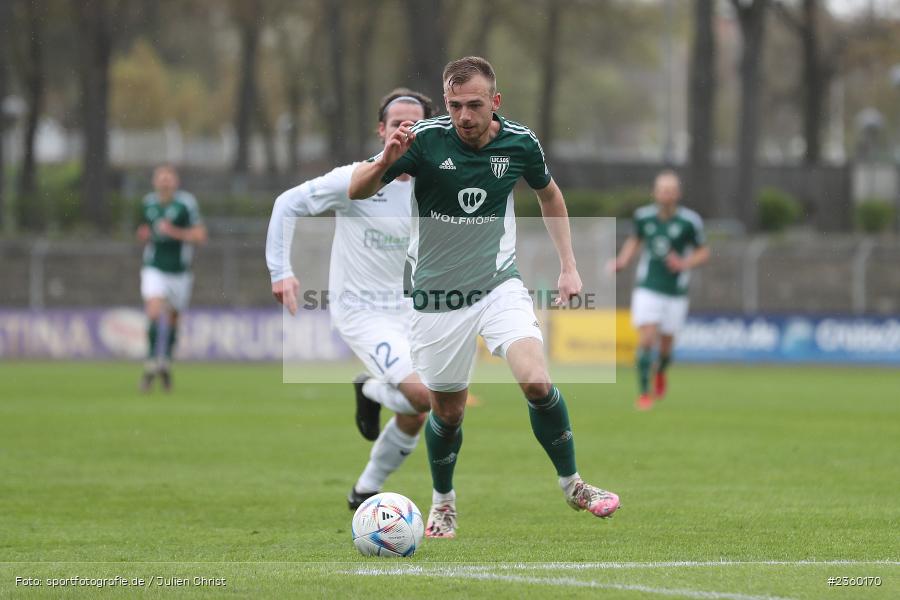 Felix Schwarzholz, Willy-Sachs-Stadion, Schweinfurt, 15.04.2023, sport, action, Fussball, BFV, 32. Spieltag, Regionalliga Bayern, FCP, FCS, FC Pipinsried, 1. FC Schweinfurt - Bild-ID: 2360170