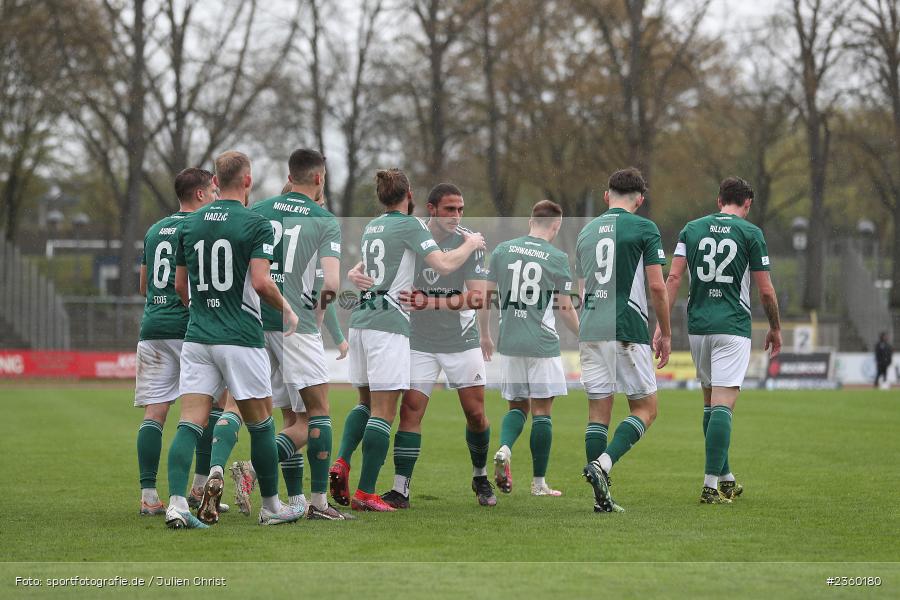 Dominic Noa Schmidt, Willy-Sachs-Stadion, Schweinfurt, 15.04.2023, sport, action, Fussball, BFV, 32. Spieltag, Regionalliga Bayern, FCP, FCS, FC Pipinsried, 1. FC Schweinfurt - Bild-ID: 2360180