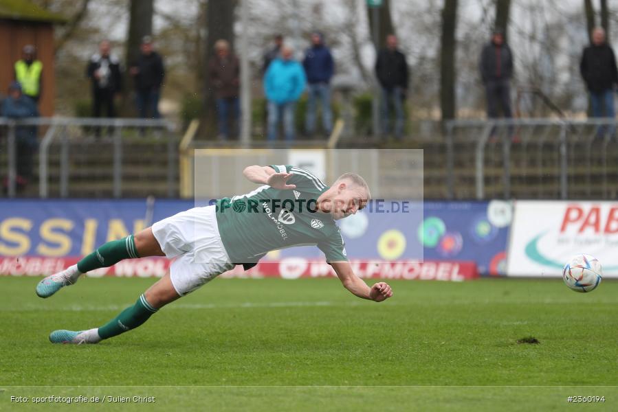 Benjamin Hadžić, Willy-Sachs-Stadion, Schweinfurt, 15.04.2023, sport, action, Fussball, BFV, 32. Spieltag, Regionalliga Bayern, FCP, FCS, FC Pipinsried, 1. FC Schweinfurt - Bild-ID: 2360194