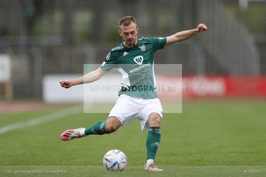 Felix Schwarzholz, Willy-Sachs-Stadion, Schweinfurt, 15.04.2023, sport, action, Fussball, BFV, 32. Spieltag, Regionalliga Bayern, FCP, FCS, FC Pipinsried, 1. FC Schweinfurt - Bild-ID: 2360266