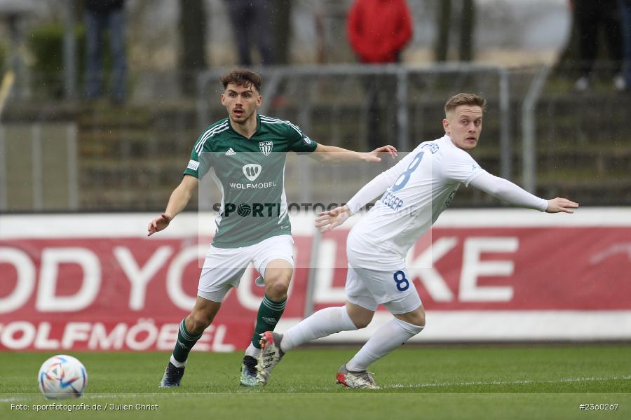 Pascal Moll, Willy-Sachs-Stadion, Schweinfurt, 15.04.2023, sport, action, Fussball, BFV, 32. Spieltag, Regionalliga Bayern, FCP, FCS, FC Pipinsried, 1. FC Schweinfurt - Bild-ID: 2360267