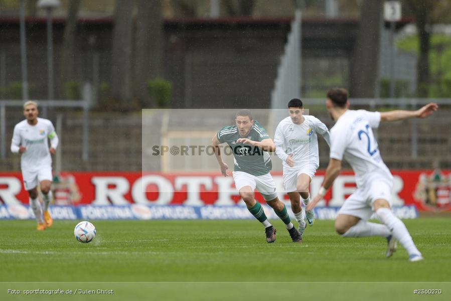 Dominic Noa Schmidt, Willy-Sachs-Stadion, Schweinfurt, 15.04.2023, sport, action, Fussball, BFV, 32. Spieltag, Regionalliga Bayern, FCP, FCS, FC Pipinsried, 1. FC Schweinfurt - Bild-ID: 2360270