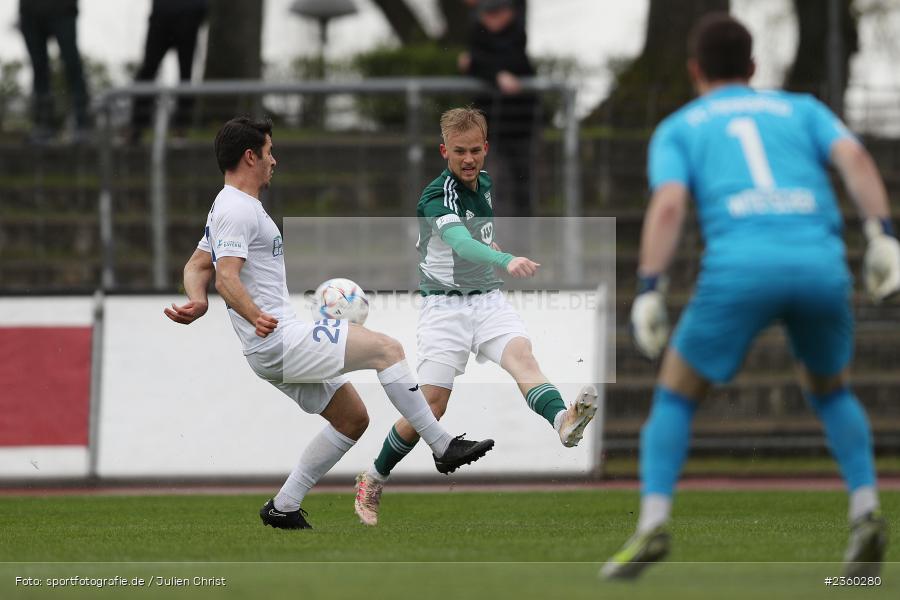 Marco Zietsch, Willy-Sachs-Stadion, Schweinfurt, 15.04.2023, sport, action, Fussball, BFV, 32. Spieltag, Regionalliga Bayern, FCP, FCS, FC Pipinsried, 1. FC Schweinfurt - Bild-ID: 2360280