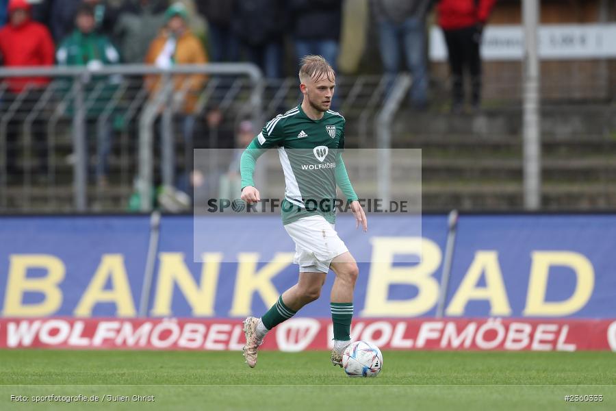 Marco Zietsch, Willy-Sachs-Stadion, Schweinfurt, 15.04.2023, sport, action, Fussball, BFV, 32. Spieltag, Regionalliga Bayern, FCP, FCS, FC Pipinsried, 1. FC Schweinfurt - Bild-ID: 2360333