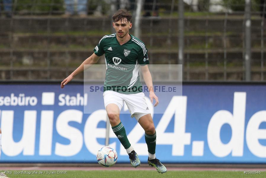 Pascal Moll, Willy-Sachs-Stadion, Schweinfurt, 15.04.2023, sport, action, Fussball, BFV, 32. Spieltag, Regionalliga Bayern, FCP, FCS, FC Pipinsried, 1. FC Schweinfurt - Bild-ID: 2360346