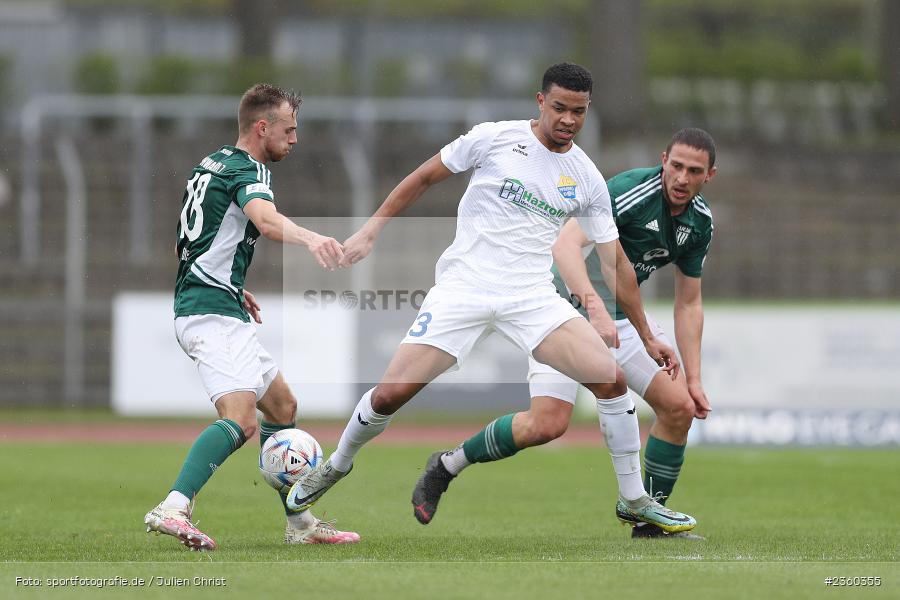 Ahanna Francis Agbowo, Willy-Sachs-Stadion, Schweinfurt, 15.04.2023, sport, action, Fussball, BFV, 32. Spieltag, Regionalliga Bayern, FCP, FCS, FC Pipinsried, 1. FC Schweinfurt - Bild-ID: 2360355
