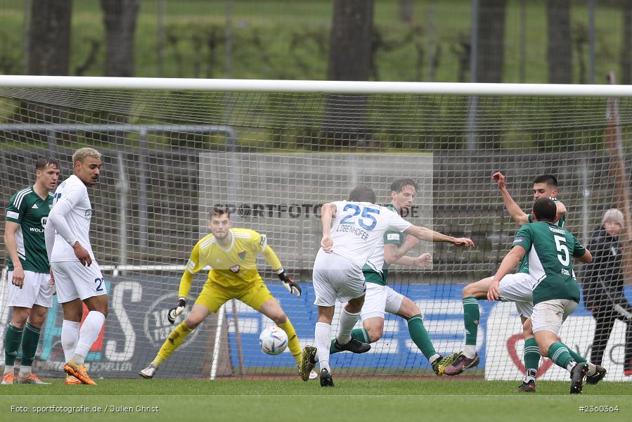 Benedikt Lobenhofer, Willy-Sachs-Stadion, Schweinfurt, 15.04.2023, sport, action, Fussball, BFV, 32. Spieltag, Regionalliga Bayern, FCP, FCS, FC Pipinsried, 1. FC Schweinfurt - Bild-ID: 2360364