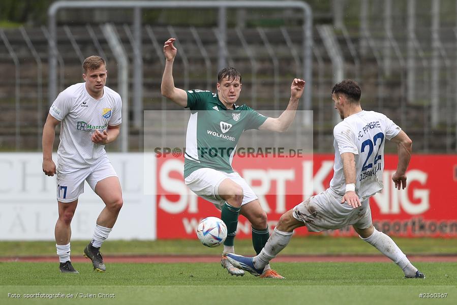 Lukas Aigner, Willy-Sachs-Stadion, Schweinfurt, 15.04.2023, sport, action, Fussball, BFV, 32. Spieltag, Regionalliga Bayern, FCP, FCS, FC Pipinsried, 1. FC Schweinfurt - Bild-ID: 2360367
